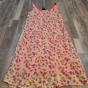 𝅺Byer Dress size 8 spring Floral all over Coral